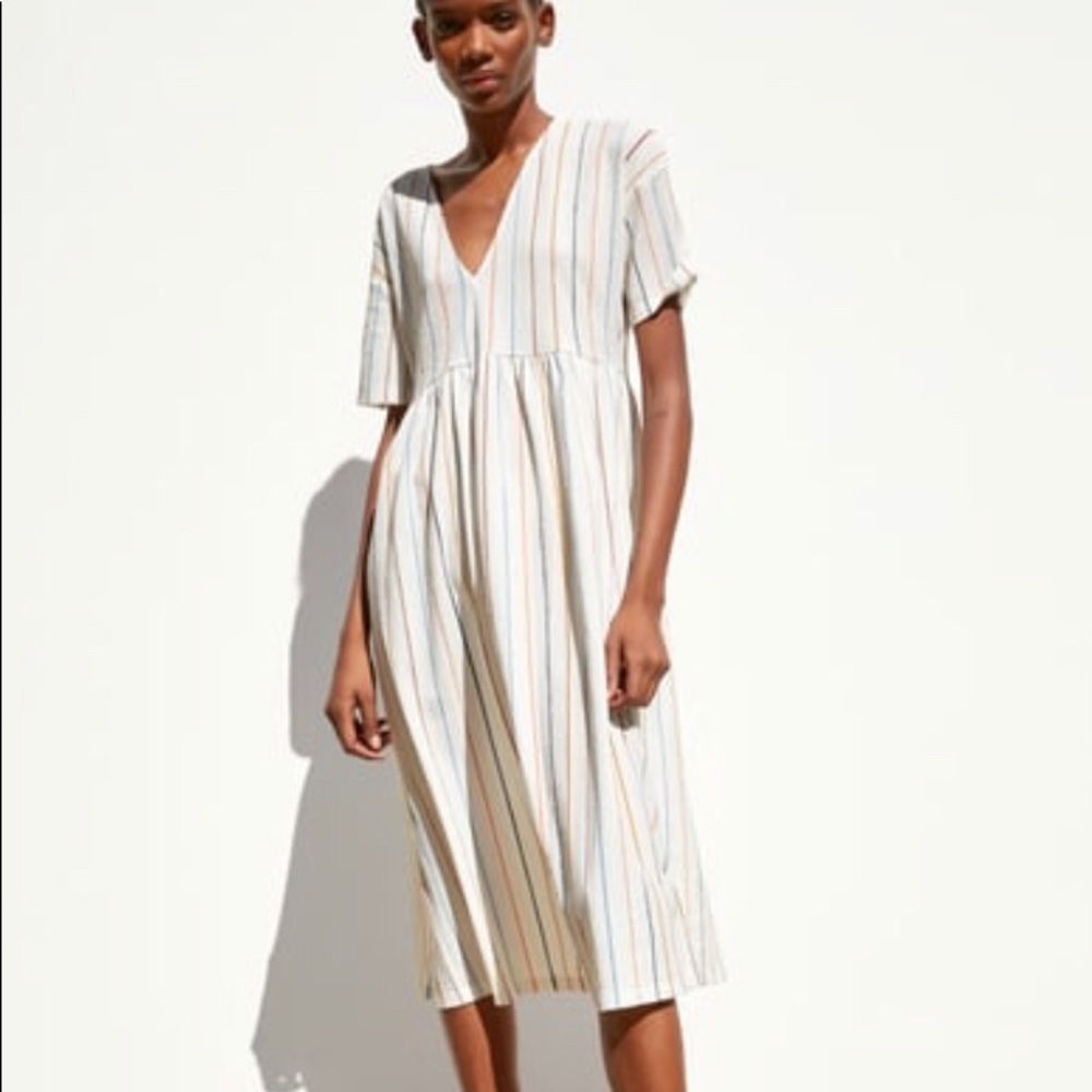 Zara striped dress